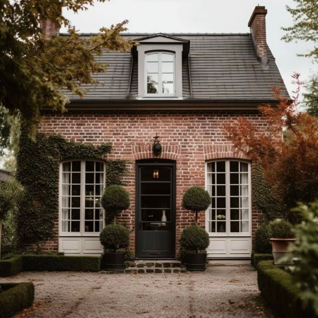 old house blending modern upgrades with classic architectural details