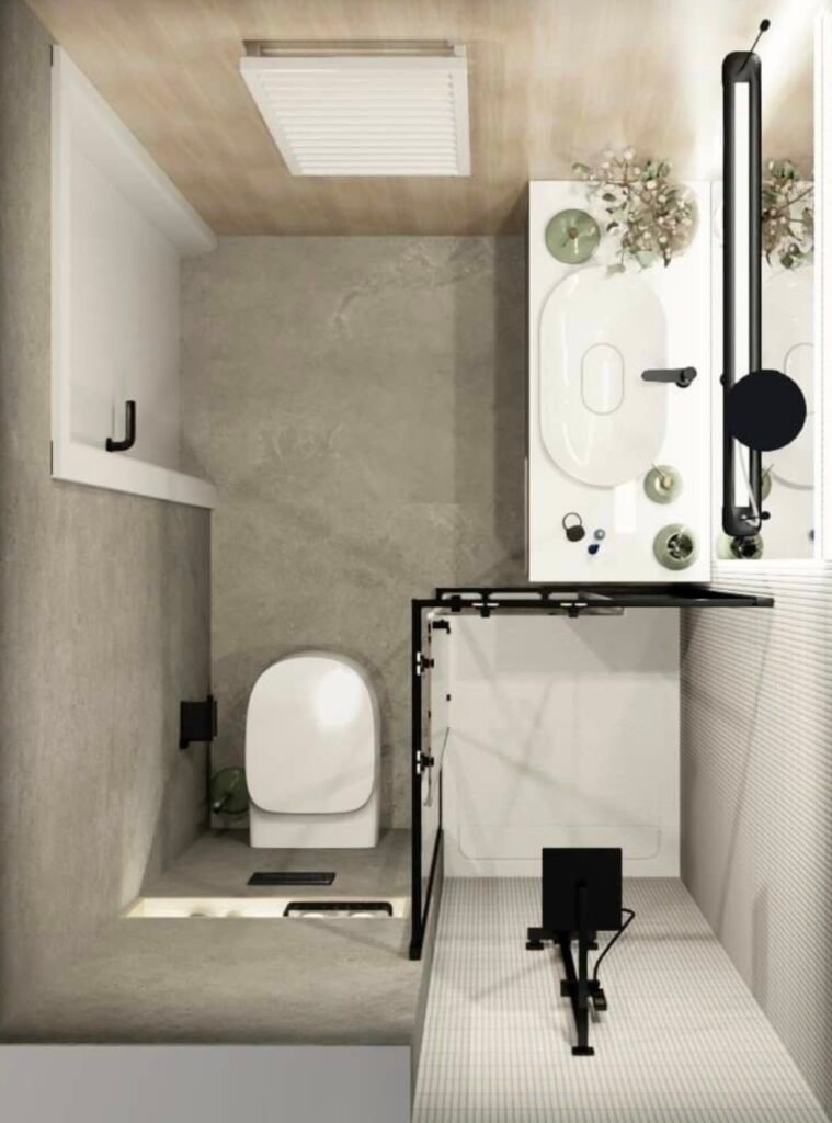 small bathroom layout