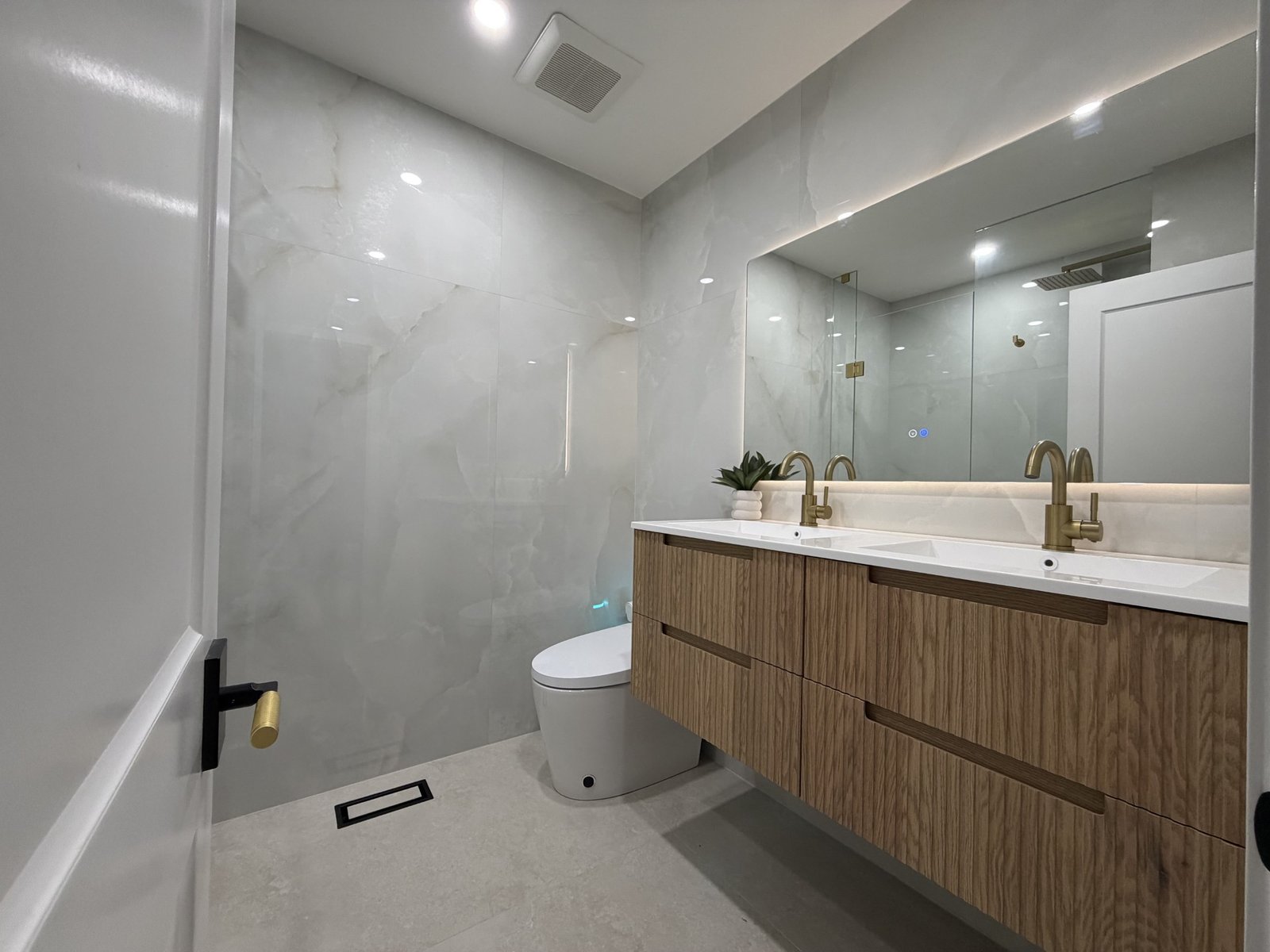after bathroom renovation