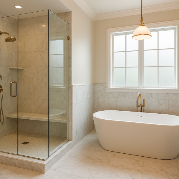 Walk-In Shower Bathroom Renovation Toronto